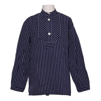 Henley shirt (Blue, White) from Roland Cotton