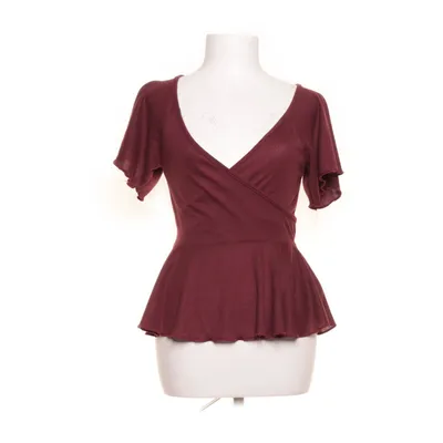 Peplumtopp (Röd) från Boohoo Polyester