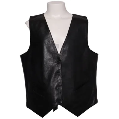 Läderväst (Svart) från Impuls Skinn, Polyester