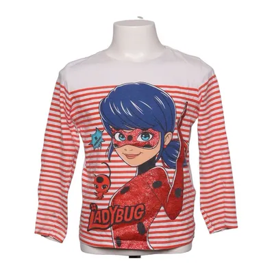 Lange mouwen shirt (Rood, Wit) van Miraculous Katoen