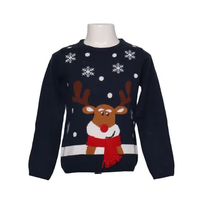 Julesweater (Blå, Flerfarvet) fra Lupilu Akryl