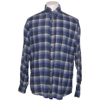 Flanellskjorta (Blå, Vit, Grå) från MNML Bomull