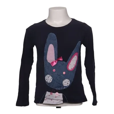 Långärmad t-shirt (Blå, Rosa, Vit) från H&M Basic Ekologisk bomull