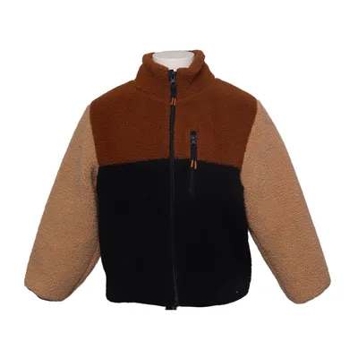 Fleece jacket (Brown, Multicolored) from H&M Polyester