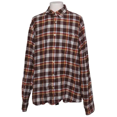 Chemise en flanelle (Marron, Blanc, Rouge) de Review Coton