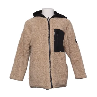 Fleece jacket (Beige, Black) from Next Cotton, Polyester