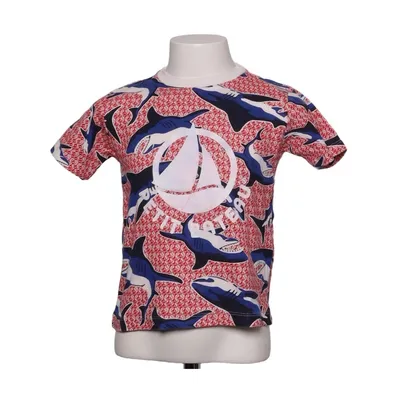 T-shirt (Blue, Red, White) from Petit Bateau Cotton