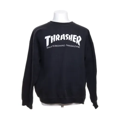 Collegetröja (Svart) från Thrasher Bomull, Polyester