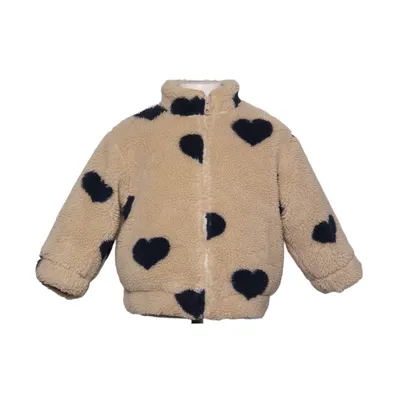 Fleece jacket (Beige, Blue) from Zara Polyester