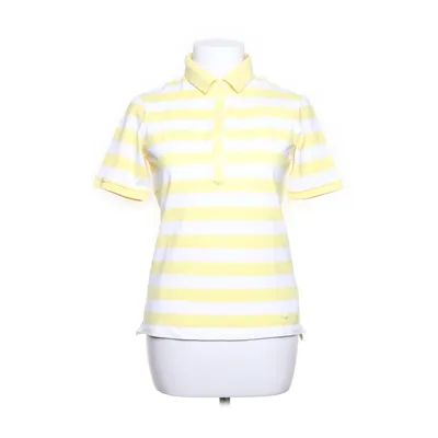 Pikétröja (Gul, Vit) från Brax Feel Good Bomull, Elastan