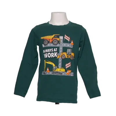 Långärmad t-shirt (Grön, Flerfärgad) från Dopo Dopo Bomull