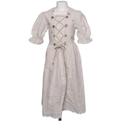 Dirndl (Beige) from Carho Cotton, Linen