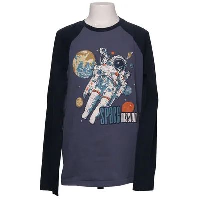T-shirt à manches longues (Bleu, Multicolore) de Vertbaudet