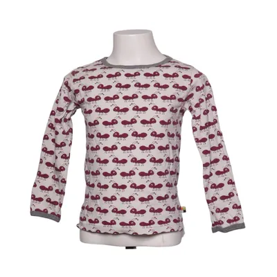 Long sleeve T-shirt (White, Purple) from Loud + Proud Organic cotton