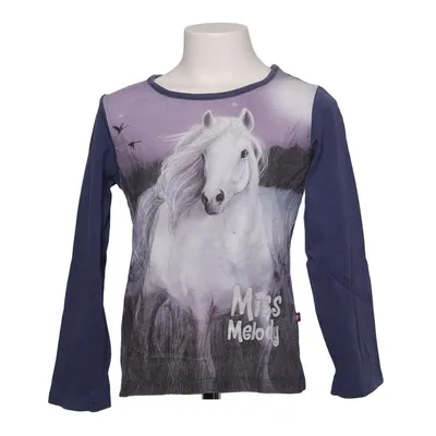 Long sleeve T-shirt (Blue, Purple, Multicolored) from Miss Melody Cotton