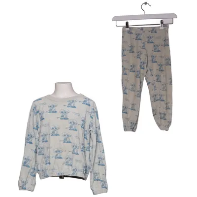 Pyjamas (Vit, Blå, Flerfärgad) från Mano Ekologisk bomull