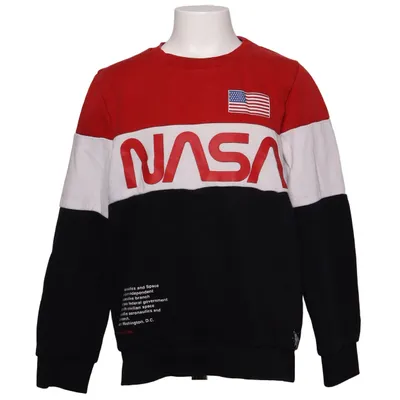 Collegetröja (Röd, Vit, Svart) från Nasa Bomull, Polyester