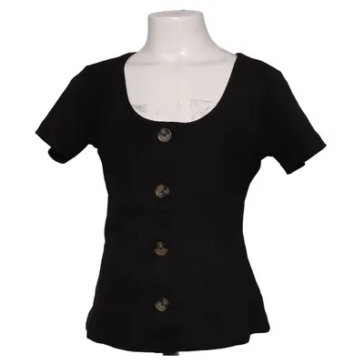 Top (Black) from Hailys Cotton, Elastane