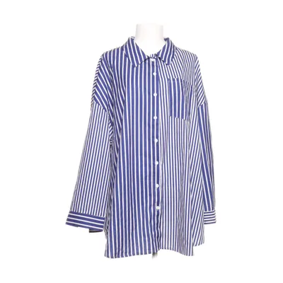 Skjorta (Blå, Vit) från Shein Curve Polyester