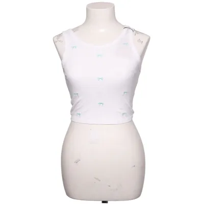 Tanktop (Hvid, Blå) fra Shein
