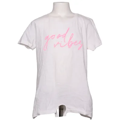 T-shirt (Vit, Rosa) från Zeeman Bomull