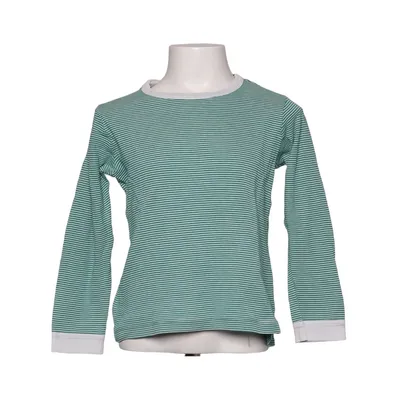 Long sleeve T-shirt (Green, White) from Petit Bateau Cotton