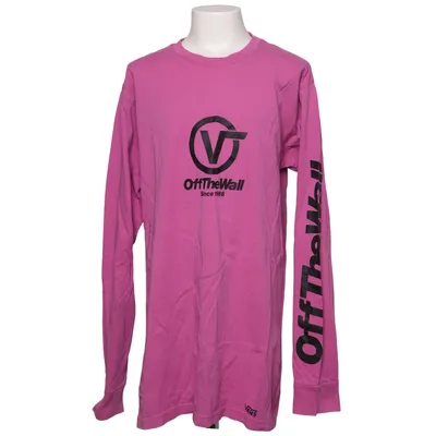 Long sleeve T-shirt (Pink) from Vans Cotton