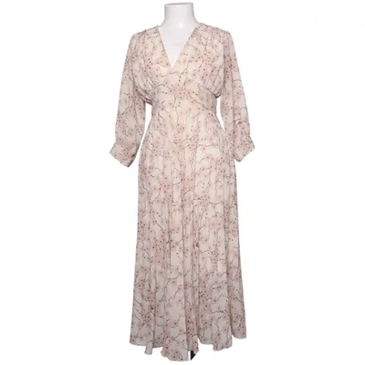 Klänning (Beige, Flerfärgad) från Senes Elastan, Polyester, Viskos