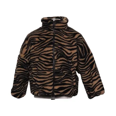 Fleece jacket (Beige, Black) from Zara Polyester