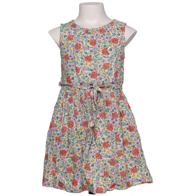Kleid (Weiß, Mehrfarbig) von Mini Boden Baumwolle, Leinen, Polyamid