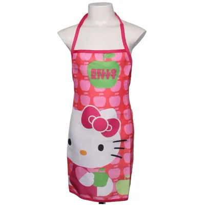 Forklæde (Pink, Hvid, Grøn) fra Hello Kitty Polyester