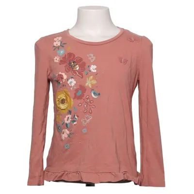 Long sleeve T-shirt (Pink, Multicolored) from Happy Girls Club Cotton