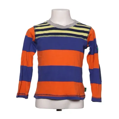 Langærmet t-shirt (Blå, Orange, Flerfarvet) fra Fred's World by Green Cotton Økologisk bomuld