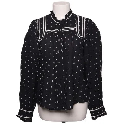 Blouse (Black, White) from Ulla Johnson Cotton