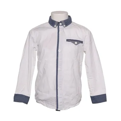Chemise (Blanc, Bleu) de Rebel by Primark Coton