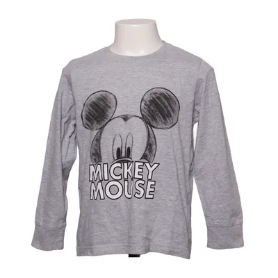 Långärmad t-shirt (Grå) från Disney Mickey Mouse Bomull, Polyester
