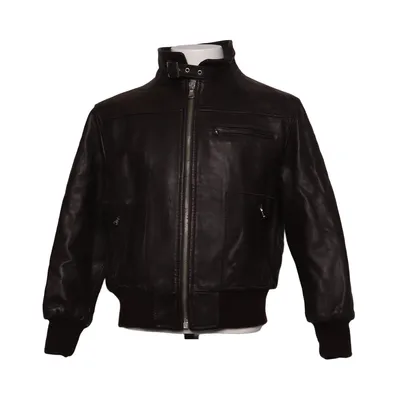 Veste en cuir (Marron) de M. Ferrari Cuir, Viscose