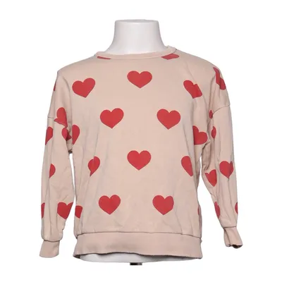 Collegetröja (Beige, Röd) från Konges Sløjd Ekologisk bomull, Återvunnen polyester