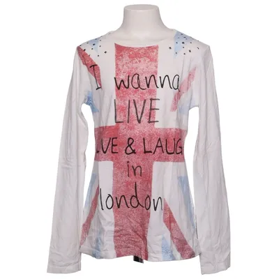 Langærmet t-shirt (Hvid, Rød, Blå) fra Zara Kids Bomuld