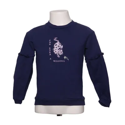 Collegetröja (Blå) från Jubel Elastan, Ekologisk bomull