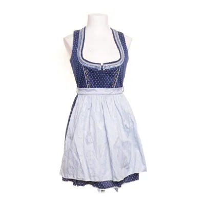 Dirndl (Blauw, Wit) van AlpenFee Katoen