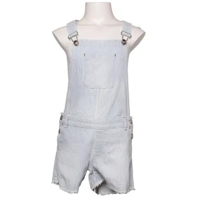 Dungaree shorts (Blue, White) from CKS Cotton, Elastane