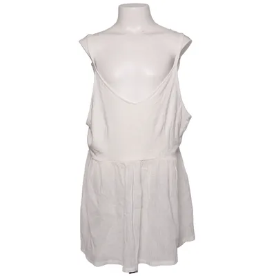 Jurk (Wit) van Manda Katoen, Tencel, Viscose