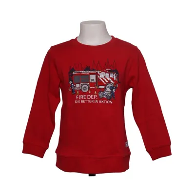 Sweatshirt (Rouge) de Salt and Pepper Coton, Polyester