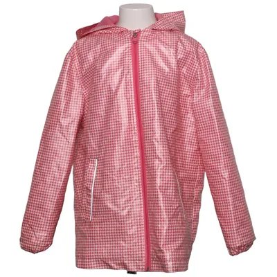 Regnjakke (Pink, Hvid) fra Pocopiano Polyester, Polyurethan