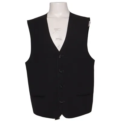 Gilet de costume (Noir) de Gatonegro Polyester, Viscose