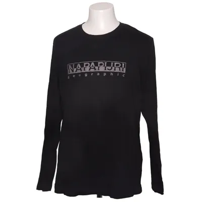 Långärmad t-shirt (Svart) från Napapijri Bomull, Elastan