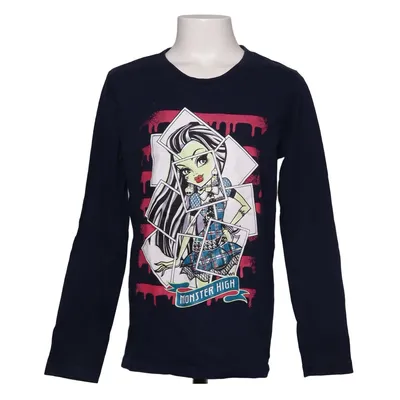 Langærmet t-shirt (Blå, Flerfarvet) fra Monster High Bomuld