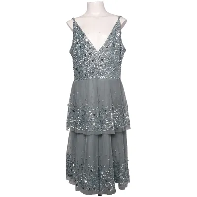 Avondjurk (Blauw, Zilver) van Lace & Beads Polyester