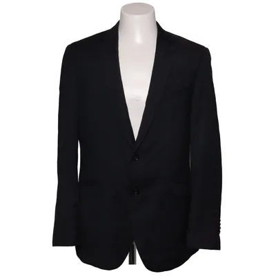 Blazer (Gray) from Manguun Polyester, Viscose, Wool